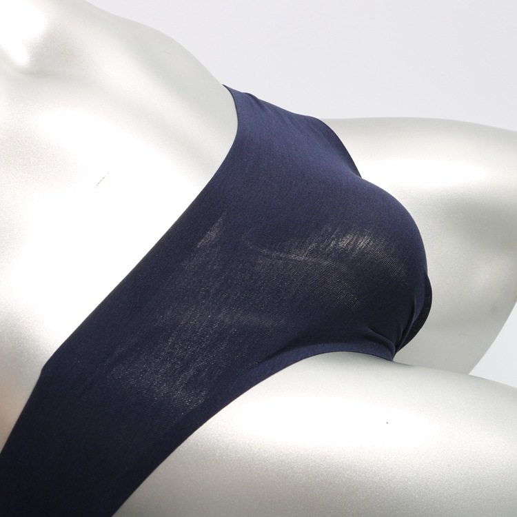 莫代尔棉无缝内裤一片式低腰三角裤男弹力紧身激凸纯色无痕打底裤,淘宝优惠券,粉丝福利购,淘宝优惠卷