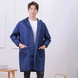 Камуфляжный длинный лонгслив с капюшоном для работы подходит для мужчин и женщин, свободный крой