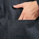 Износостойкий джинсовый лонгслив, фартук для работы, юбка, увеличенная толщина, с печатью вашего логотипа