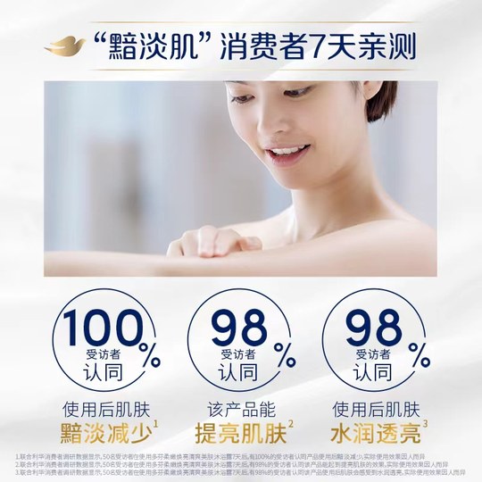 多芬清爽保湿花果香沐浴露持续留香男女士清洁乳液正品多规格