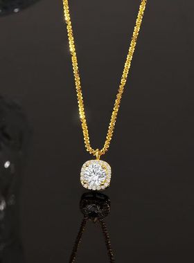 s925纯银项链轻奢小众设计感颈链