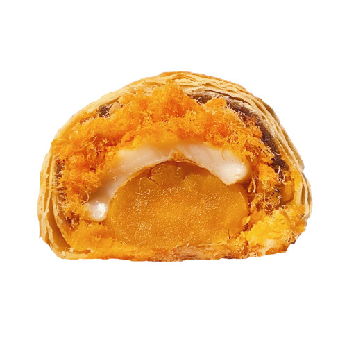 馅中馅手工蛋黄酥纯麻薯糕点心雪媚娘肉松低甜月饼Q心中秋送礼盒 - 图3