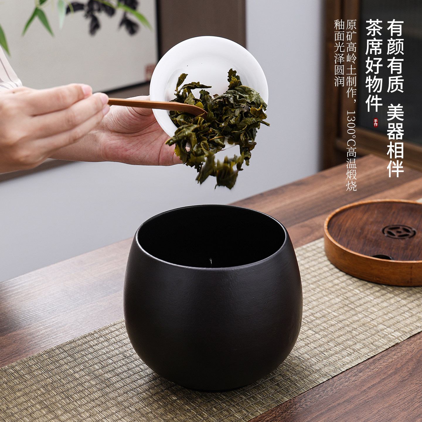陶瓷茶渣缸茶水分离桌面家用带过滤盖建水盂废水桶烟灰缸茶具配件,淘宝优惠券,粉丝福利购,淘宝优惠卷