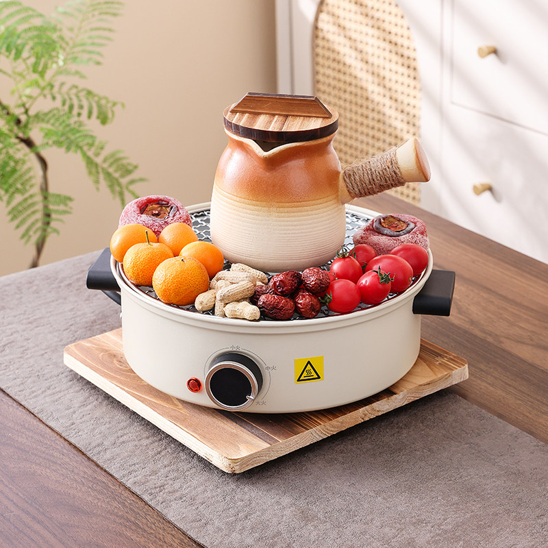 电围炉煮茶罐罐壶杯子套装2026年新款家用室内全套烧烤炉烤奶茶壶,淘宝优惠券,粉丝福利购,淘宝优惠卷