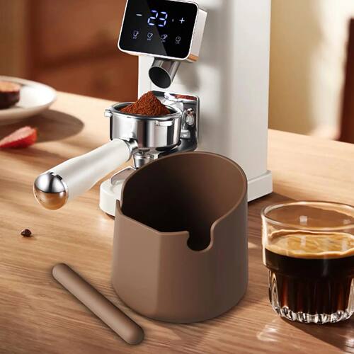 Coffee grounds tapping box with Removable Rod Non-slip - 图2