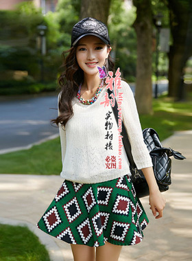 波西米亚风百搭配饰短款毛衣链