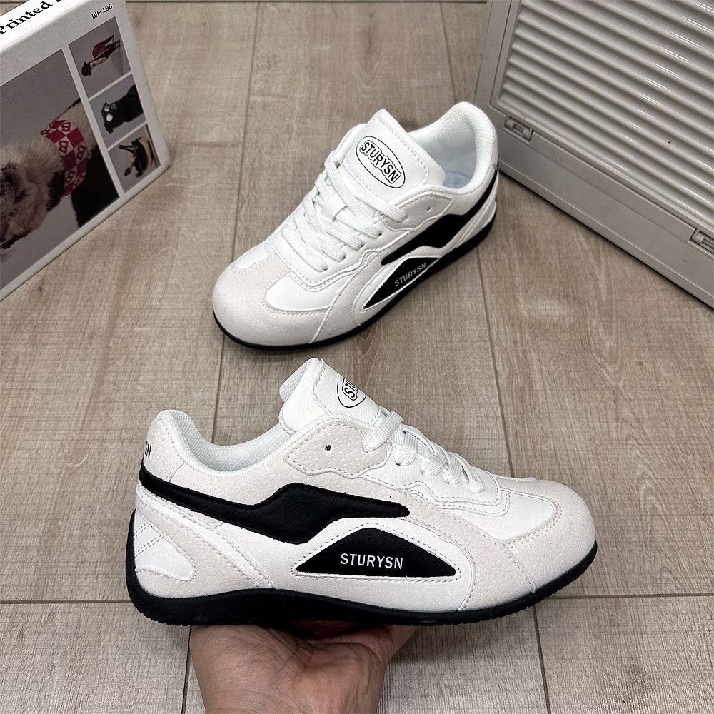 德训鞋男款夏季新款红色鞋子男鞋 情侣板鞋美式高街运动鞋女休闲 - 图2