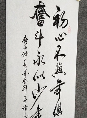 文脉书画书法手写励志惊艳字画