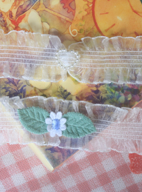 choker弹力蕾丝绑带萝莉风项链