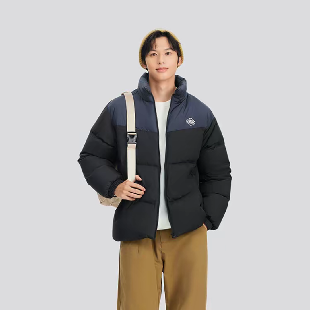 斯凯奇羽绒服男女同款拼色立领棉服保暖防寒情侣休闲短款外套,淘宝优惠券,粉丝福利购,淘宝优惠卷