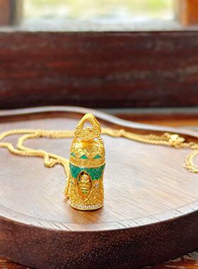 【四面fo】2026新款四面fo吊坠项链 新中式复古项链 文创 5066