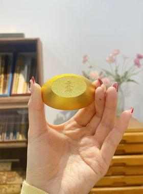 旋转元宝7075手题摆件