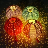 Портативная лампа, фонарь, складная красная цветная бумага, люстра, «сделай сам»