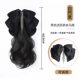 Women's wig ponytail tassel bow