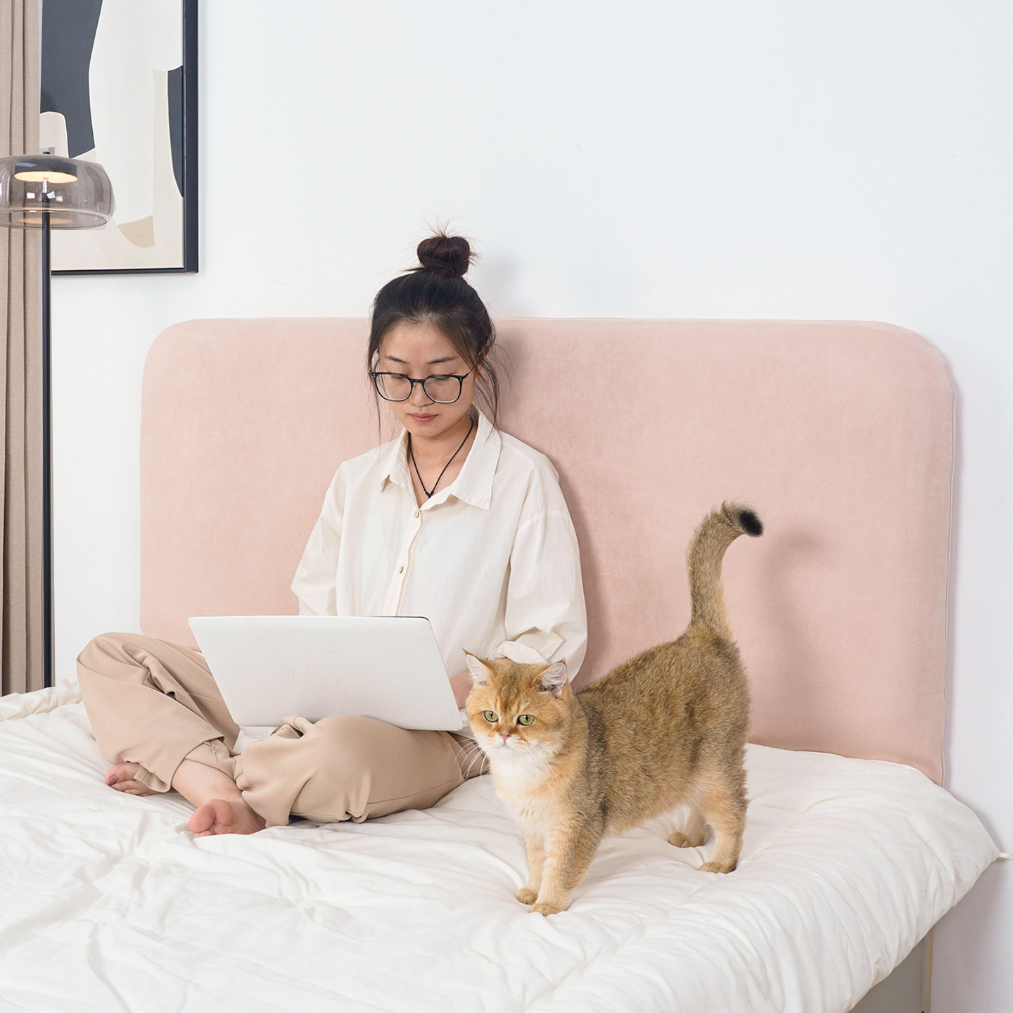 床头套罩2025新款万能通用防猫抓可拆洗软包改造遮丑神器保护套做,淘宝优惠券,粉丝福利购,淘宝优惠卷