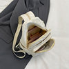 New soft leather two-purpose chest bag single shoulder crossbody backpack