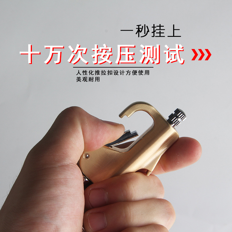 刘艳平多功能酒开钥匙扣万次火柴煤油打火机户外防水跨境lighter - 图0