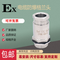 304 stainless steel cable seal clamping joint M20 * 1 5 anti-explosion granhead G3 4 non-sheathed filler letter