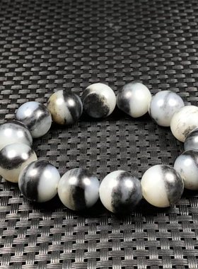 16mm手链籽料青花山水意境