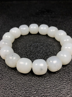 老型珠男女款手串和田玉青花籽料