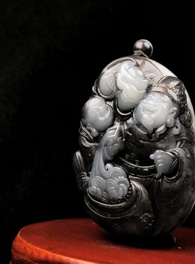 一念之间把件意境新疆和田玉籽料