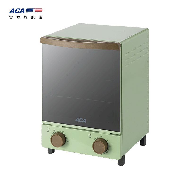 aca北美电器官方旗舰店ACA北美电器电烤箱烤家用多功能烘焙家庭迷小型迷你复古立式12升1
