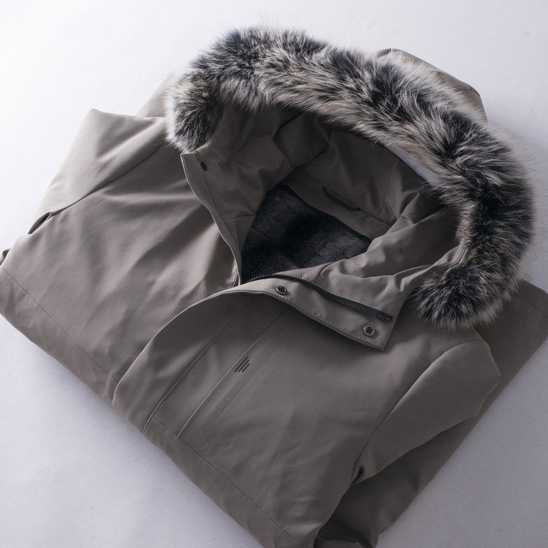 兔毛内胆+毛领可脱卸！保暖防寒！大牌尾货男士派克服冬厚款皮草,淘宝优惠券,粉丝福利购,淘宝优惠卷