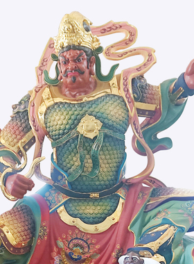 木雕四大天王护法天神大型四大金刚持国增长广目多闻天王圣造