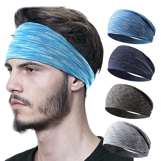 
Headband sweat-absorbing exercise summer yoga anti-perspiration breathable headband basketball running headband fitness turban men's hair strap