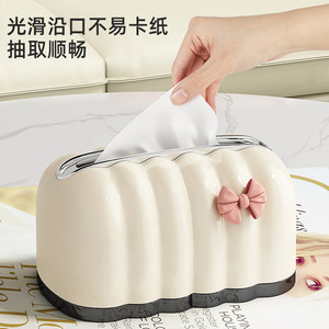 优勤纸巾盒客厅高档轻奢抽纸盒家用收纳盒子茶几桌面创意装饰摆件