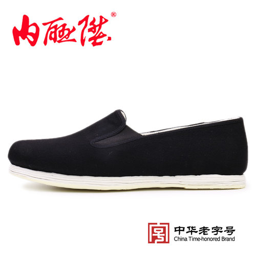 内联升男鞋布鞋机纳千层底贴胶礼巾舌春夏秋休闲老北京布鞋3157C - 图1
