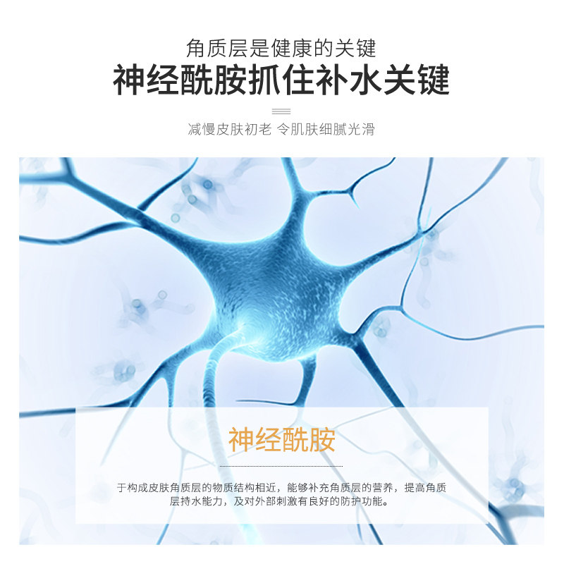 神经酰胺酵母面部护理水乳烟酰胺女 婵茜面部护理套装