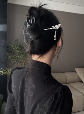 顺庆银楼纯银十二花神发簪新中式