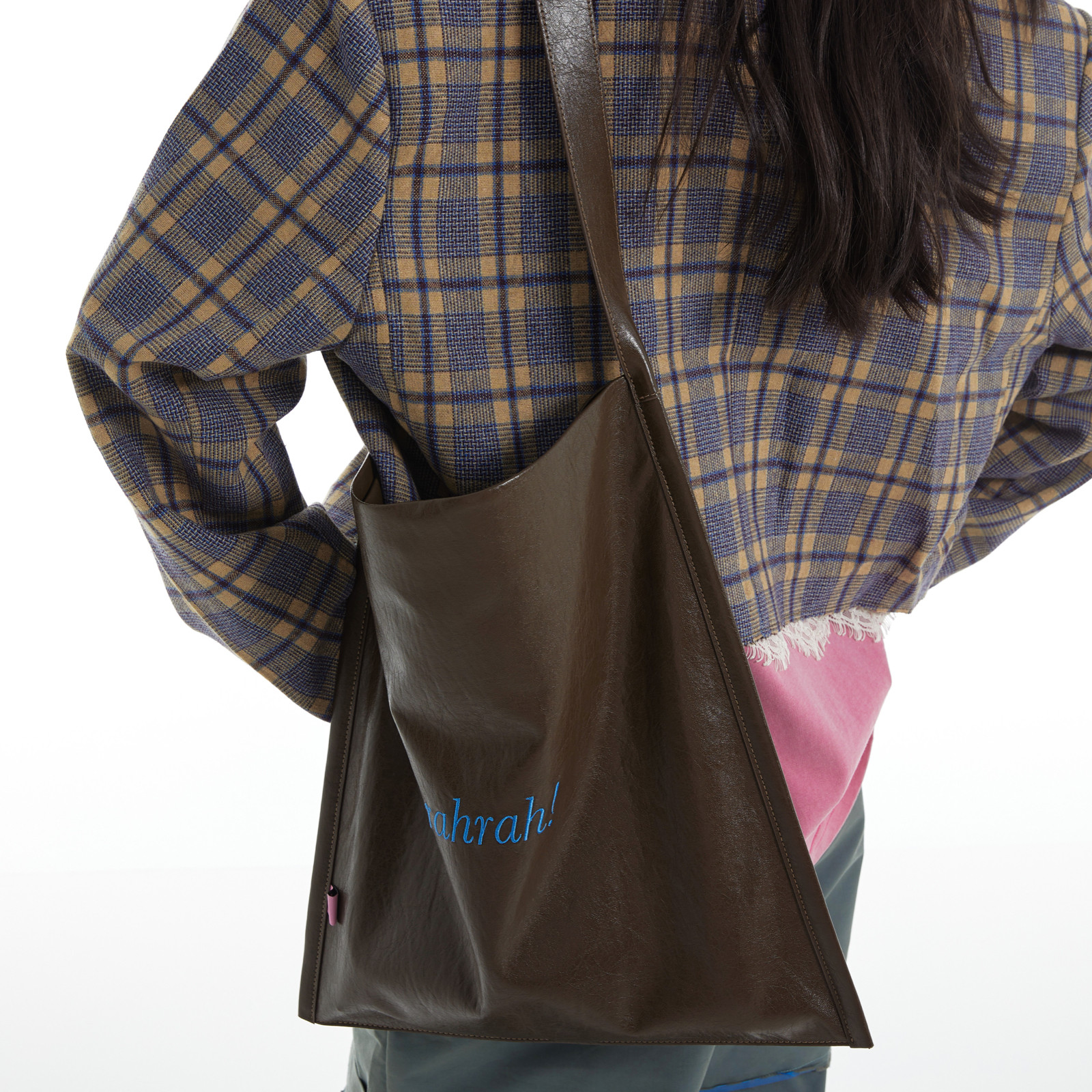 DirtySix “rahrah!”袋袋 5色 撞色绣线 原创大容量软皮托特包,淘宝优惠券,粉丝福利购,淘宝优惠卷