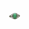 Natural Grade A Jade Oval Egg Ring