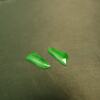 Ice full of green natural grade A jadeite ring surface