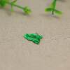 #L703 Full green Burmese natural A-grade jadeite carved ring surface set with ring pendant loose stone