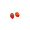 Natural organic ruby ​​character head ring face