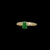 Myanmar natural grade A jade gourd ring