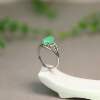 Natural Grade A Jade Oval Egg Ring