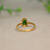 Ice Green Burmese Natural Grade A Jade Gourd Ring
