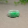 Myanmar natural grade A jadeite saddle ring