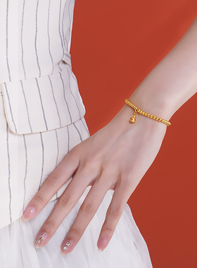 老庙葫芦金珠古法手串