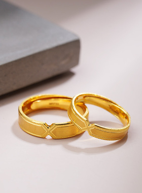 【新品】老庙黄金爱之对戒指计价