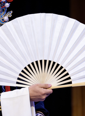 一尺三变脸扇专业川剧表演折扇子红黑蓝白黄演出响扇道具1尺3全套