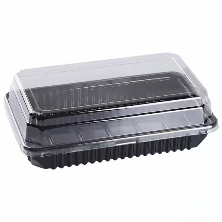 土鸡蛋糕包装盒透明塑料烘焙面包打包盒寿司肉松小贝老式蛋糕盒子