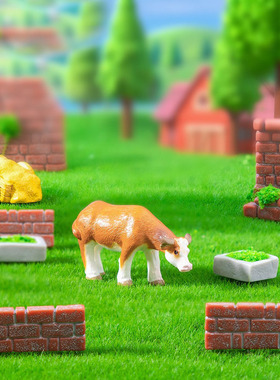 微景观学生手工墙砖木质栅栏农场造景diy装饰品配件生态瓶小摆件