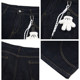 American retro washed scimitar jeans for men and women
