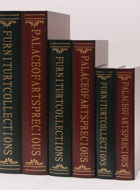 欧式风摄影橱窗装饰品木质仿真书