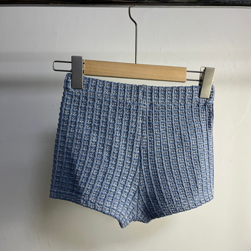 G7585外贸欧美单时尚女士针织短裤秋冬新款松紧腰弹力修身打底裤,淘宝优惠券,粉丝福利购,淘宝优惠卷